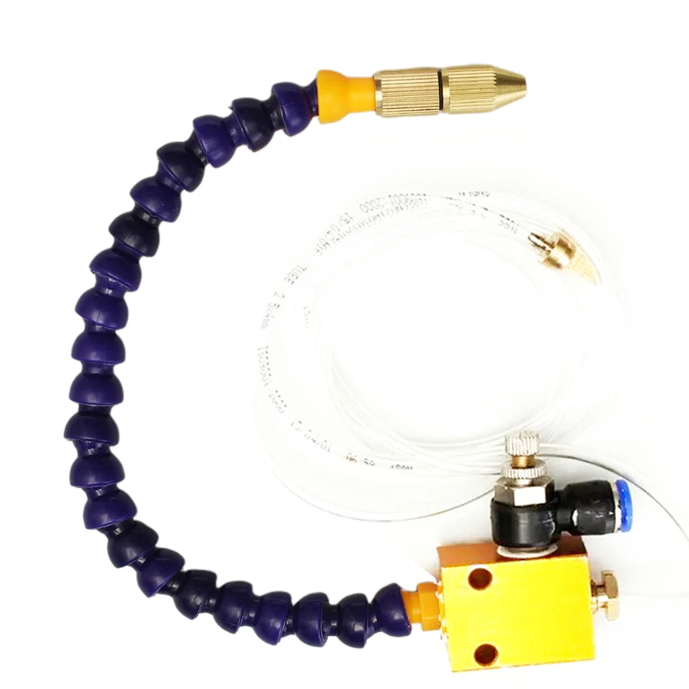 

Drill Nozzle CNC Lathe Mist Coolant Heavy Duty Grind Engraving Machine Spray System Lubrication DIY Metal Tool 8mm Air Pipe
