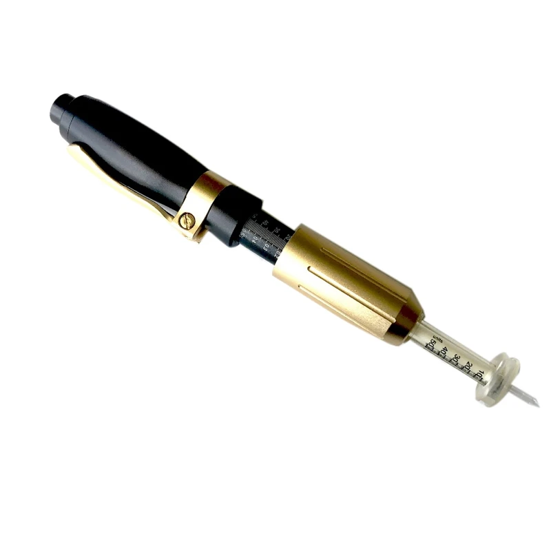 

High Pressure Hyaluronic Acid Pen High Density Metal for Anti Wrinkle Lifting Lip Hyaluron G-Un Atomizer Hyaluron Pen(0.5Ml)