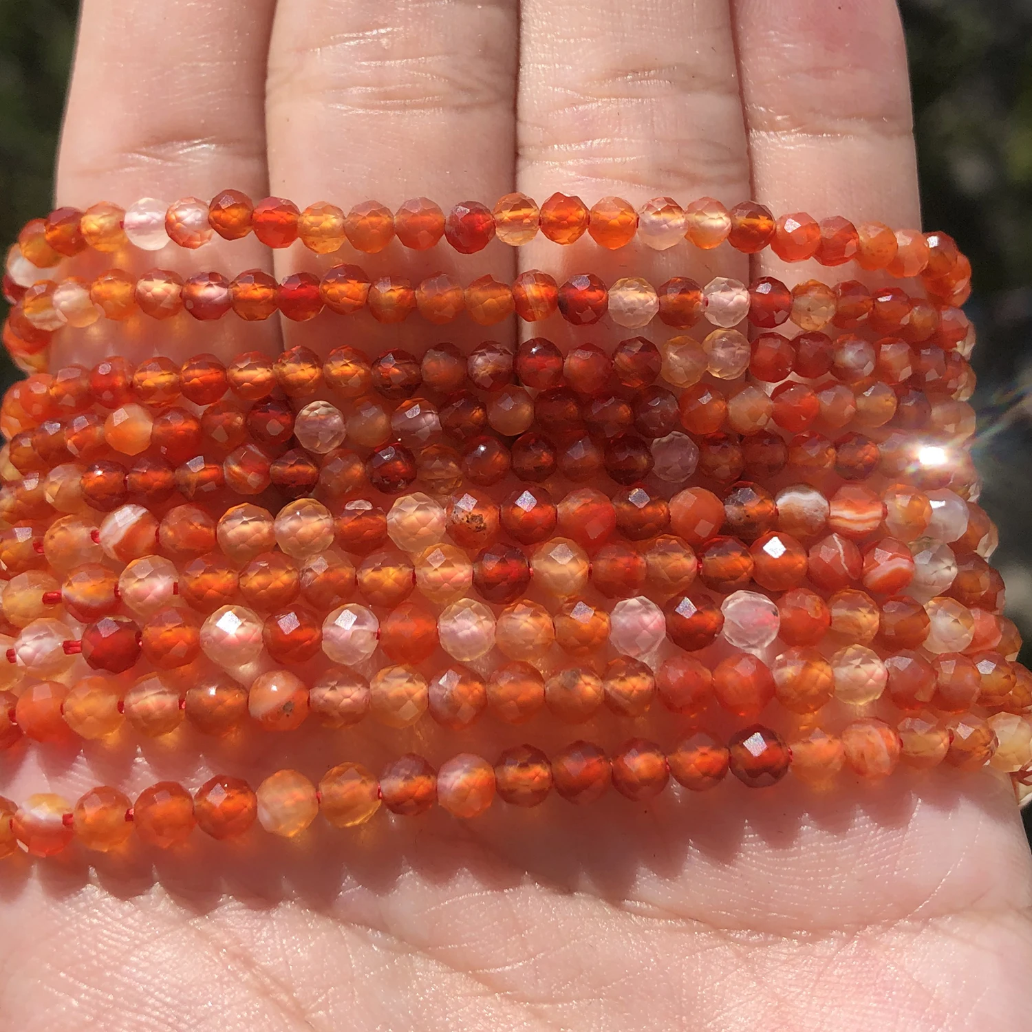 10x30mm Natural Water Drop Agates Stone Beads Loose Spacer Orange Red Beads  For Jewelry Making Earring Necklace Diy Accessories - AliExpress