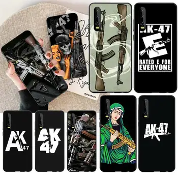 Penghuwan AK47 Tpu Gun Custom Photo Soft Telefoon Case Voor Huawei Y5 Y6 Y7 Y9 Prime 2019 Genieten 7 8 9 10 Plus