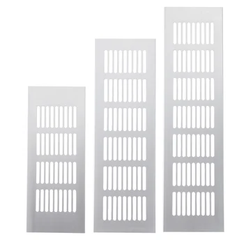 

4Pcs Wide Aluminum alloy Air Vent Ventilation Grille For Closet Shoe Cabinet Air Conditioner 300Mm