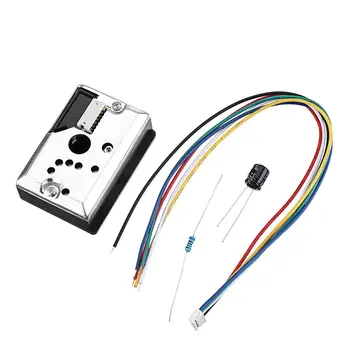 

GP2Y1014AU0F Compact Optical Dust Sensor Module Smoke Particle Sensor PM2.5 Detector With Cable