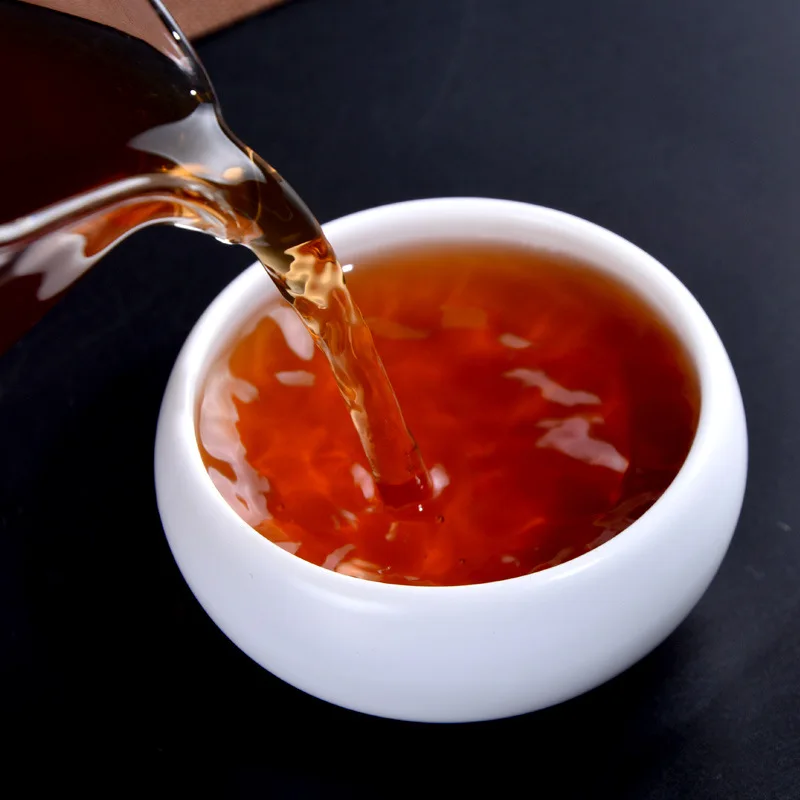 2008 год Премиум сорт шу пуэр Чай торт Ripe Pu в форме хоккейной шайбы китайский 357 г