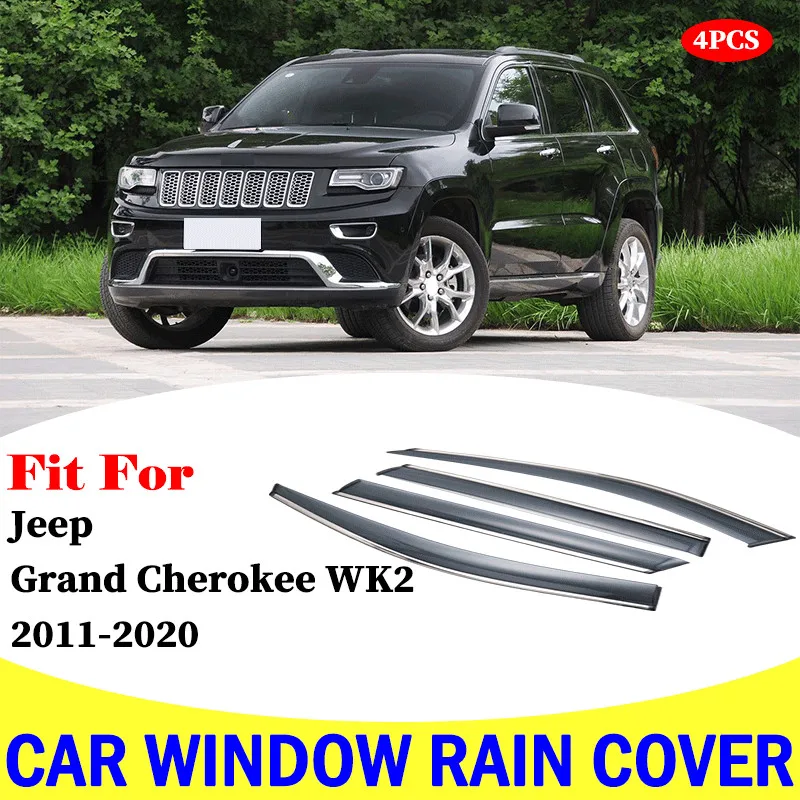 Козырек для окон Jeep Grand Cherokee WK2 автомобильные дождевики дефлекторы тент отделка