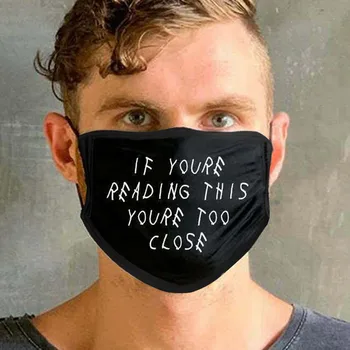 

Free shipping Anti Pollution Face Mask Anti Dust Mask PM2.5 IF YOURE READING Windproof Mouth Masks Washable maska przeciwpyłowa