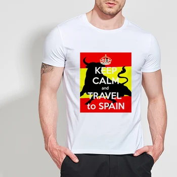 

Lus Los Spanish bullfighting Printed T Shirt 2019 Summer man Tshirts Spanish Flag Independent Day Tees Tops Clothes Casual Top