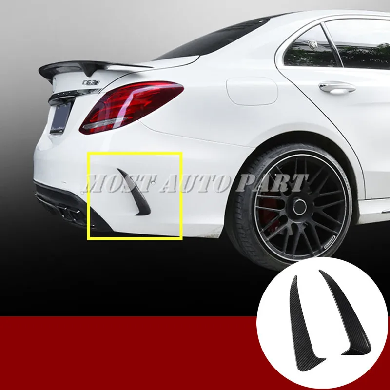Черный спойлер заднего бампера накладка на вентиляционное отверстие для Benz C