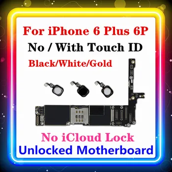 

Motherboard For iPhone 6 Plus No / With Touch ID Original Unlocked for iphone 6 Plus Motherboard Test OK Good Quality With IOS