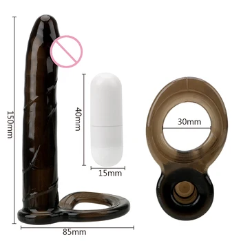 OLO Double Penetration G Spot Dildo Vibrator Anal Plug Sex Toys For Men Women Strapon Adult Products 6