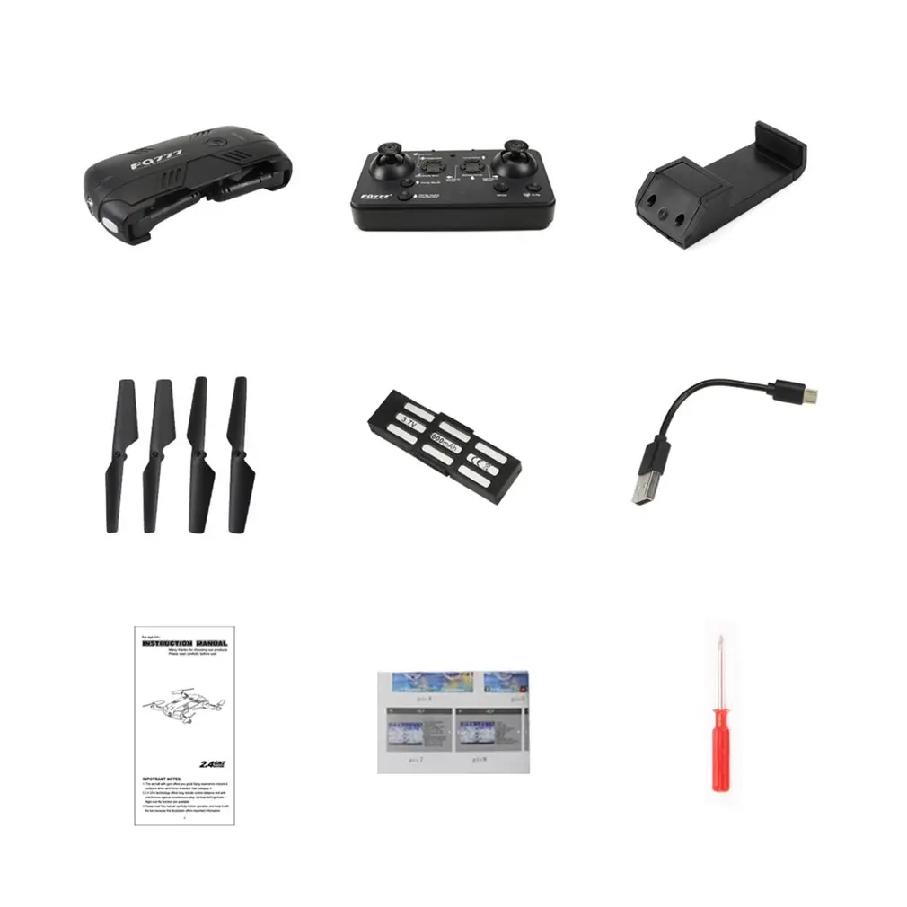 

FQ777 Altitude Hold WIFI FPV RC Quadcopter FQ05 Wireless Helicopter With 720P Camera Foldable 6-Axle Drone Universal RC Model