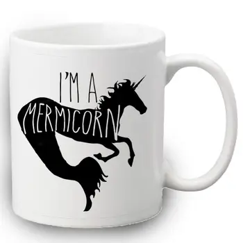 

Mermicorn Mug Unicorn Mermaid Funny Cute Gift