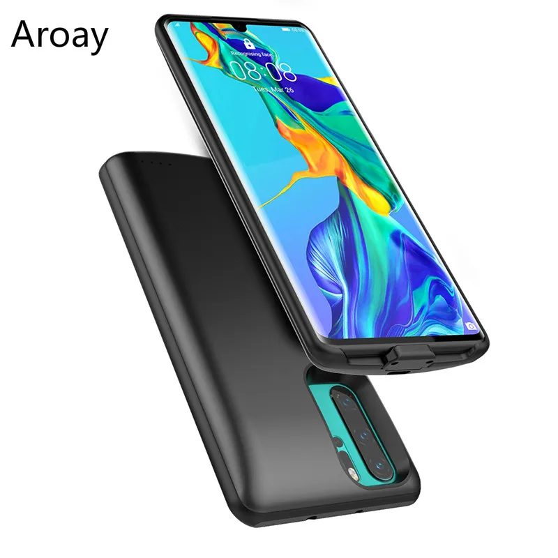

Aroay 6800mAh Battery Power Bank Charger Case For Huawei P30 Battery External Backup Charging Cover Case For huawei P30 Pro case