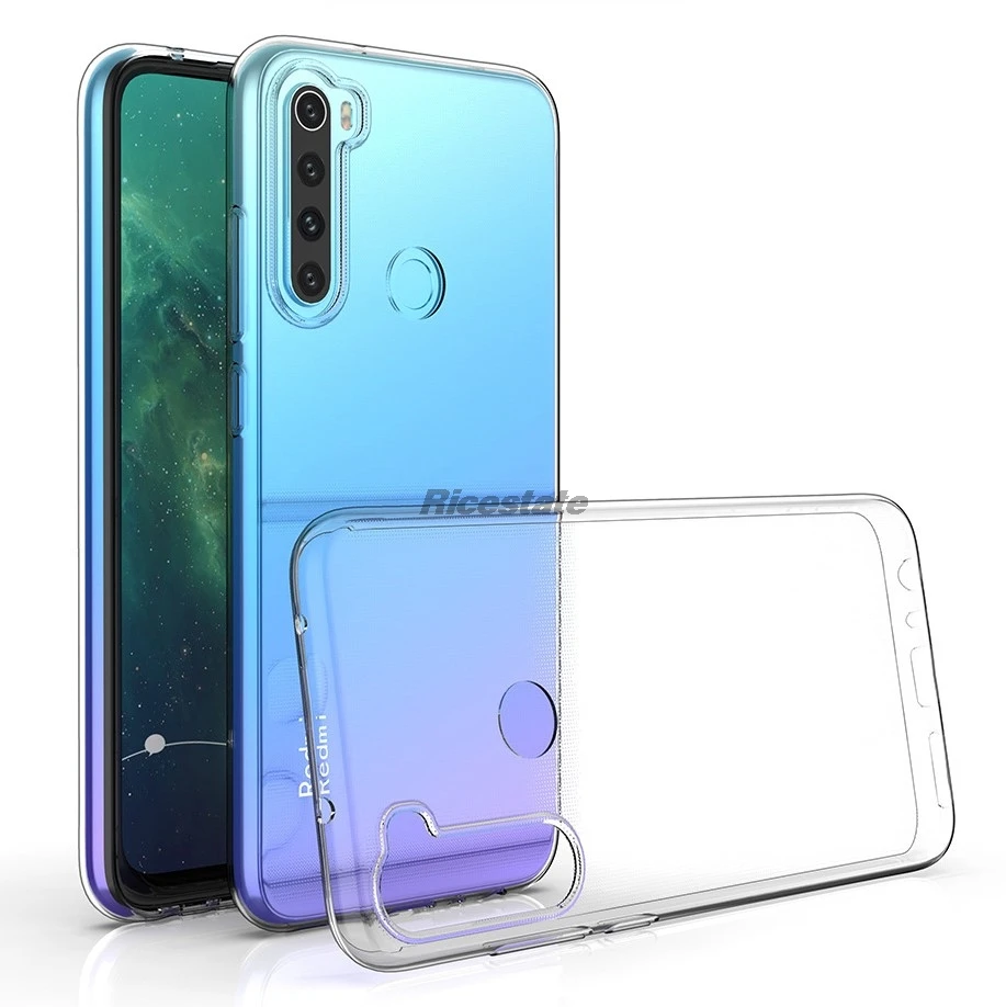 Прозрачный мягкий чехол из ТПУ для Xiaomi Redmi Note 8 8T 9 9S Pro Mi 10 Lite 3 4 4A 4X 5 5A 6 6A 7 7A 8A 9A 9C