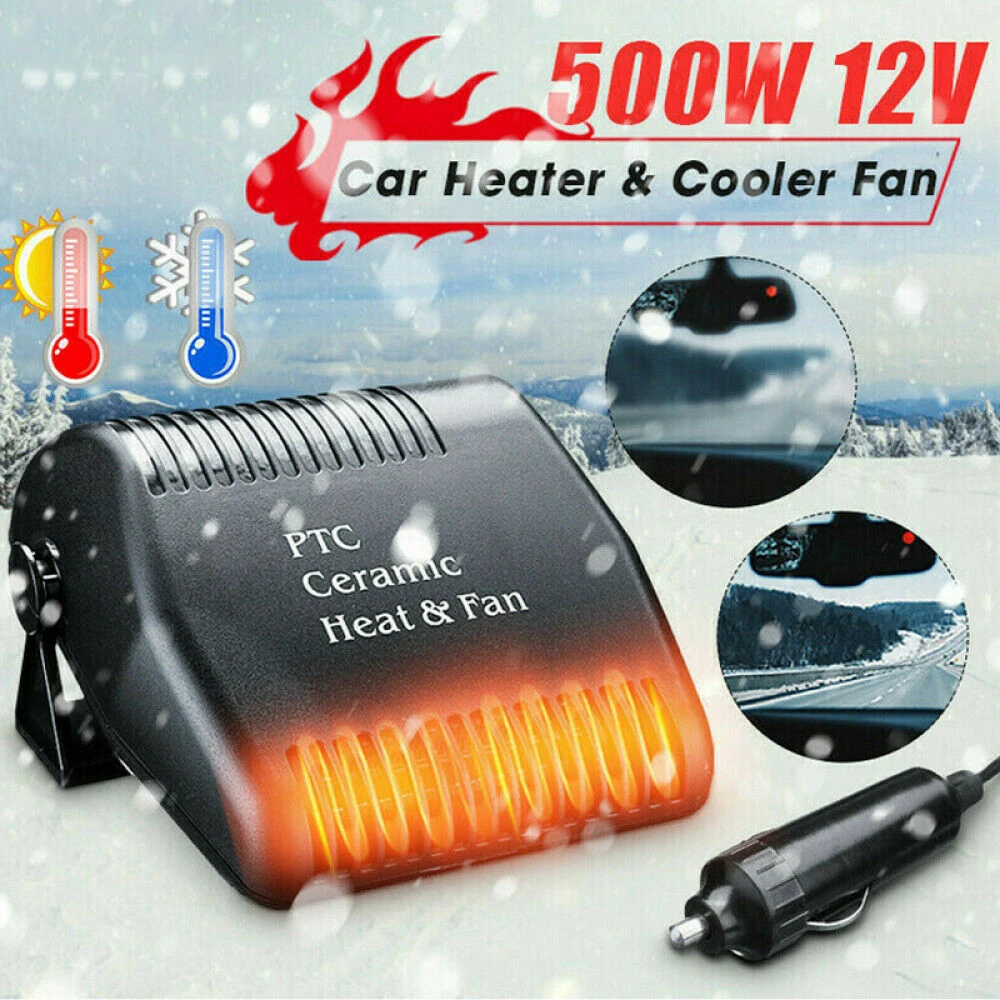 500W 12V Car Fan Heater Defroster Cooler Dryer Demister Outlet Cold / Hot Wind Auto Portable Heating | Автомобили и мотоциклы