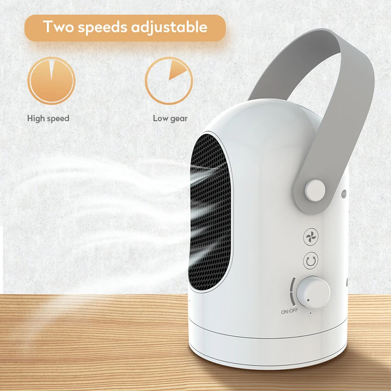 Mini Portable Heater Fan Electric Heaters Fan Desktop Heaters Energy Saving Winter Warmer Fan For Office Desk