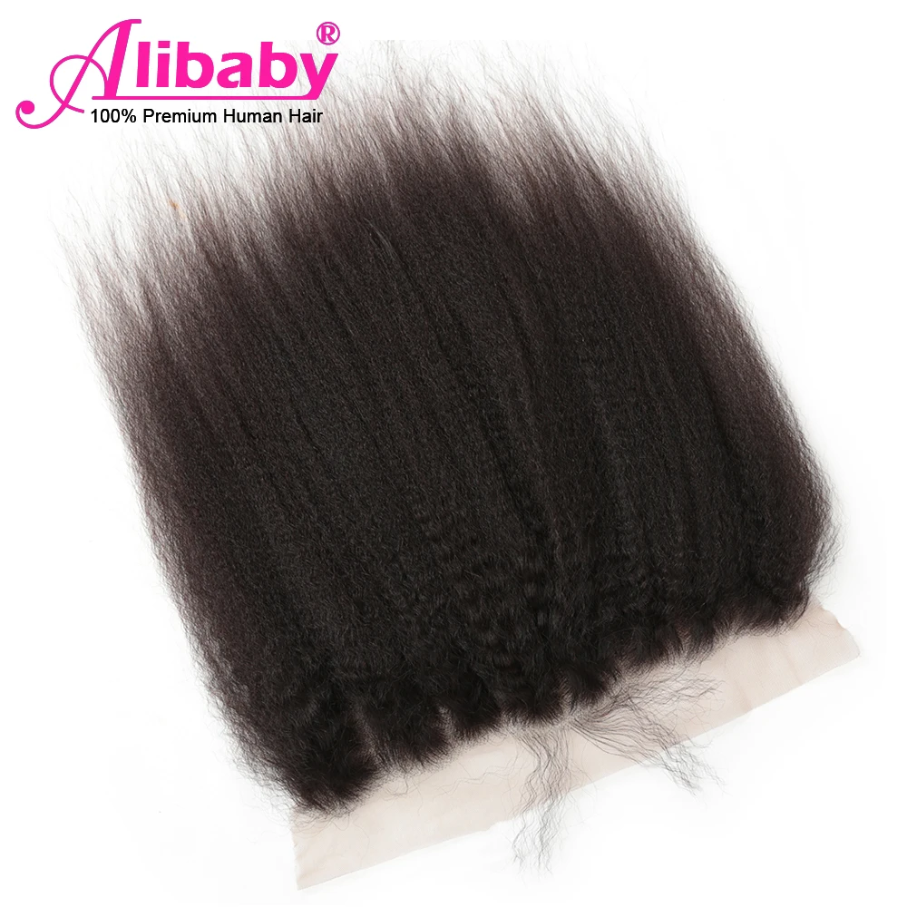 Alibaby Hd Кружева Фронтальные предварительно сорванные 13x4 прозрачные кружева фронтальные уха до уха 8-22 дюймов Кружева Фронтальные закрытие прямые перуанские