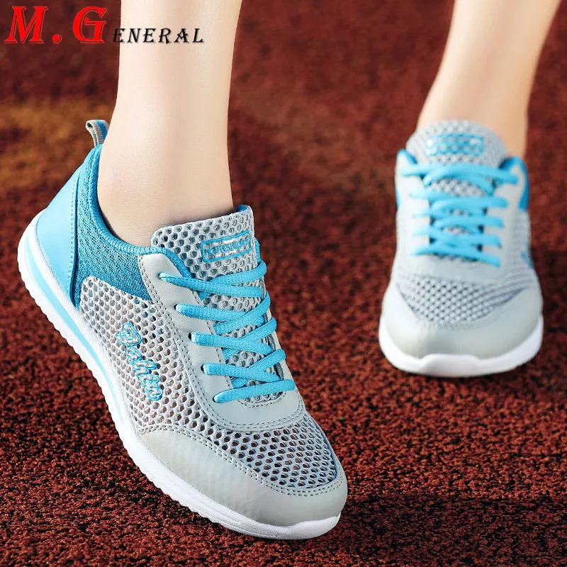

Women Sport Shoes Hidden Heels Women's Sneakers Mesh Woman Sports Shoes Breathable Fly Weaving Running Shoe Ladies Footwear Q11