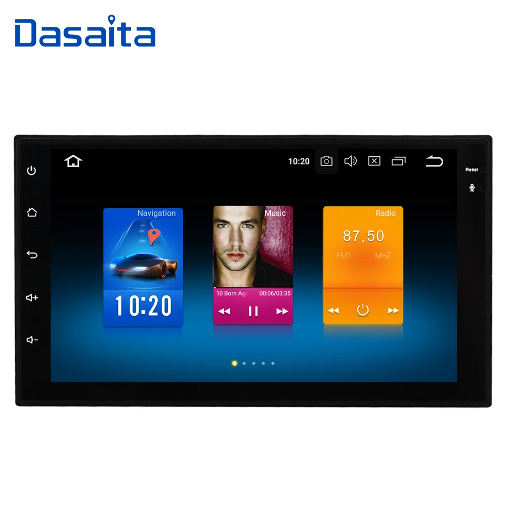 

Dasaita 7" Android 9.0 Car GPS Radio Player for Two Din Universal with Quard Core 2GB+162GB Auto Stereo Video Navi Multimedia
