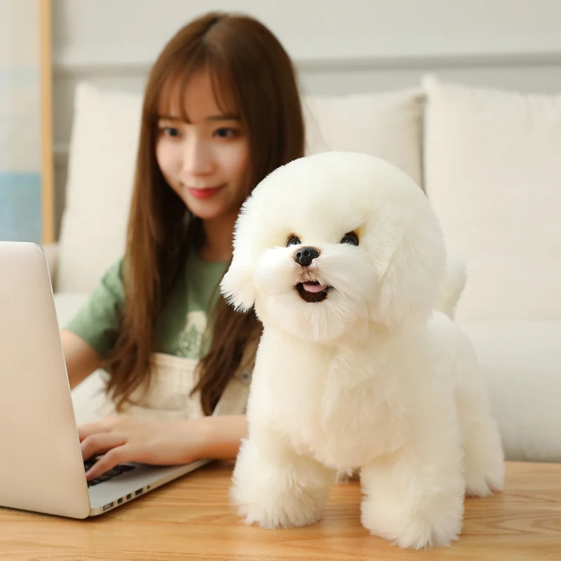 9 종류 개 시뮬레이션 Bichon Frize 봉제 개 장난감 슈퍼 귀여운 Likelife 코기 개 인형 박제 동물 몰타 개 강아지 애완 동물 장난감