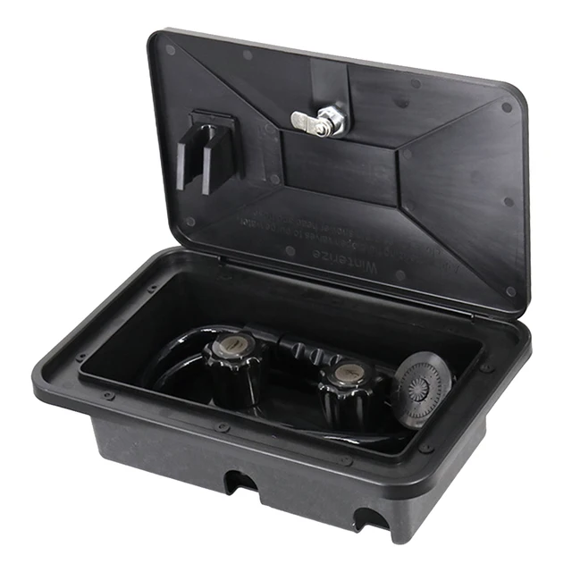 Doccia Esterna Portatile Per Campeggio - Kit Completo Con Box A Chiave E Tubo 1,5m - Foto 6