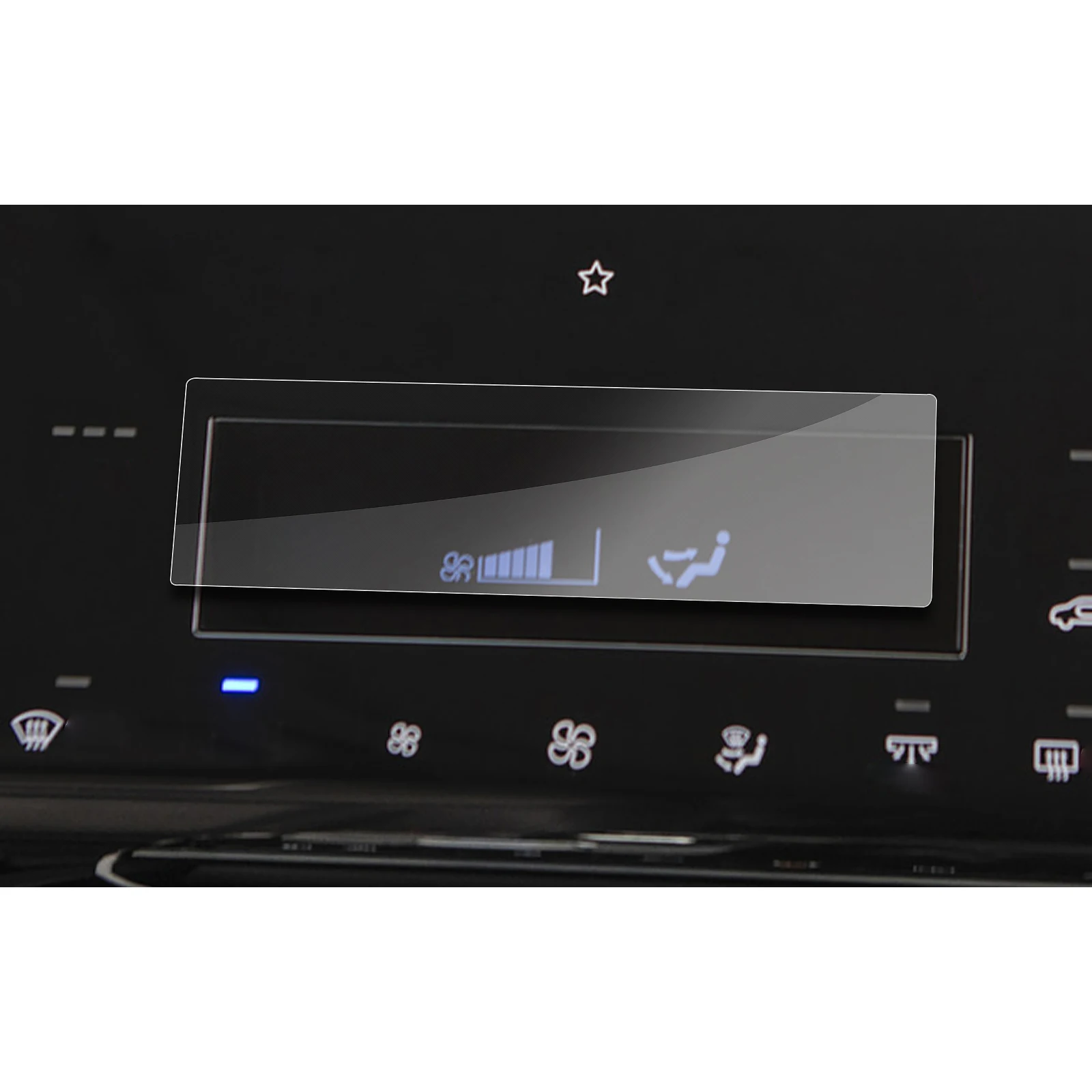 RUIYA Car PET Screen Protector For Tucson NX4 2021 Vehicle Rear Air Conditioning screen Auto Interior Accessories