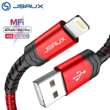 JSAUX iPhone зарядное устройство usb кабель MFi кабель для передачи данных для iphone 8/11X/Xs Max/XR/7 plus Аксессуары для Мобильные телефоны USB кабель для передачи данных
