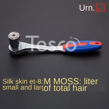 

Universal ratchet socket wrench positive and negative two-way plastic bending wrench household steam