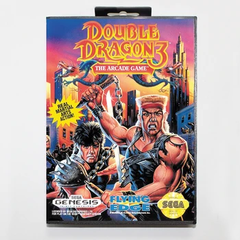 

Double Dragon 3 The Arcade Game 16bit MD Game Card For Sega Mega Drive/ Genesis with Retail Box