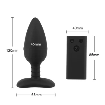 Electric Shock Wireless Vibrators For Women Clit Nipple Stimulator Vaginal Ball Anal Plug Men Sex Toys Female Masturbator Erotic 5