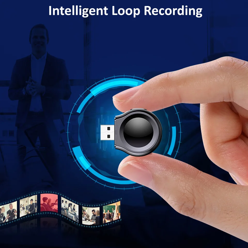 HD 1080p Video Camera Micro Cam DV Automatic Coverage Audio Recorder Intelligent Noise Reduction Click Video Recording Camcorder