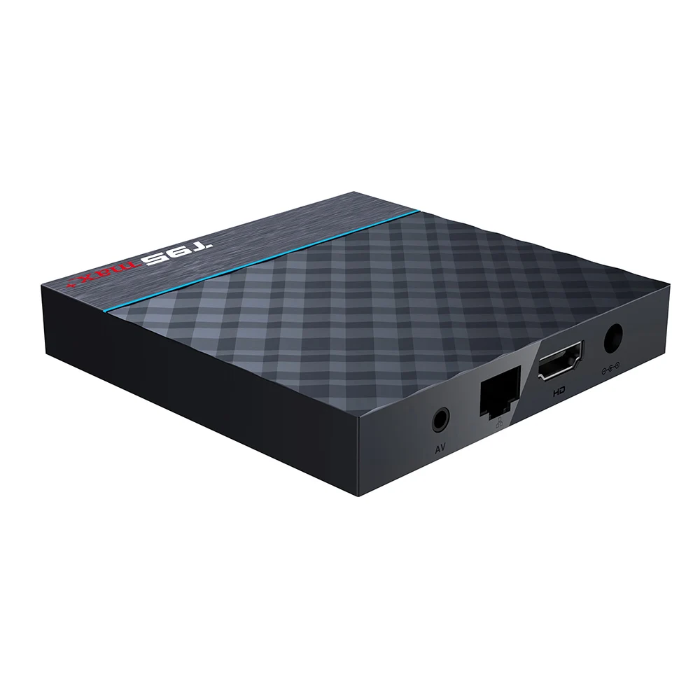 T95 MAX Plus Smart tv Box Android 9,0 S905X3 64 бит 2,4G+ 5G двухдиапазонный WiFi UHD 8K VP9 H.265 4 ГБ/32 ГБ