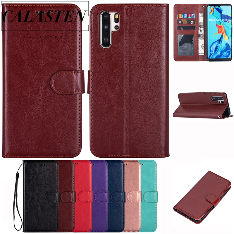 

Magnet Flip Book Case For Huawei P20 Lite P30 Pro Slim PU Leather Card Holder Cover For Huawei Mate 20 10 Pro P Smart Plus Coque