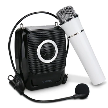 

SHIDU 25W Voice Amplifier Portable Mini Audio Waterproof Bluetooth Speaker With Handheld Wireless Microphone For Teachers S92
