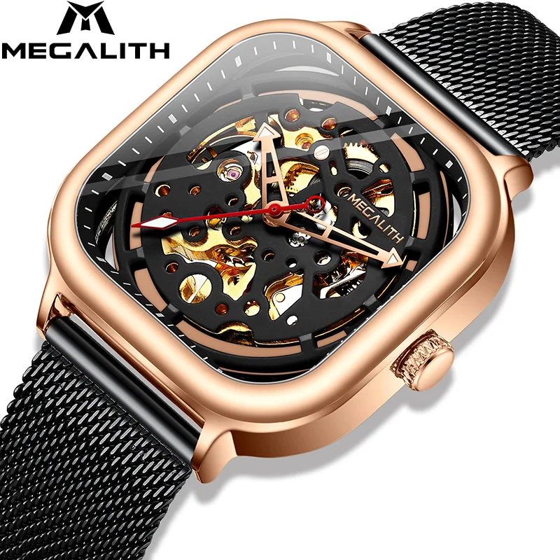 

MEGALITH Watch Men New Arrivals Top Brand Automatic Mechanical Watch Fashion Casual Waterproof watch Man 8202 Relogio Masculino