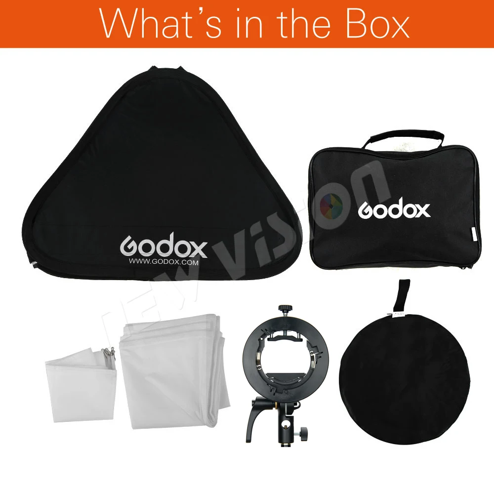 Godox S2 스피드라이트 플래시 홀더 브래킷 + 보웬스 마운트가 있는 소프트박스 (캐논, 니콘, Godox V1, TT685, V860II, AD200, AD400PRO 플래시용)