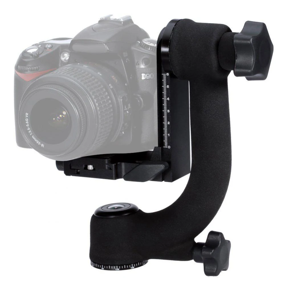 Профессиональная сверхмощная головка штатива для телеобъектива DSLR