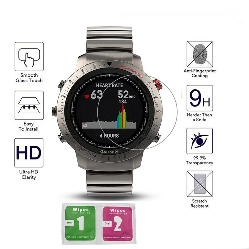 Закаленное стекло для защиты экрана Garmin F245 Music/F45S/F945/S60/Vivoactive 3/Forerunner 735 XT/935/CAME/Active S