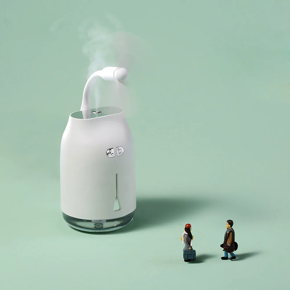 Увлажнитель воздуха Xiaomi Youpin U-clip Usb мини-вентилятор три в одном ночной Светильник для автомобиля Домашний Настольный креативный продукт 3 цвета