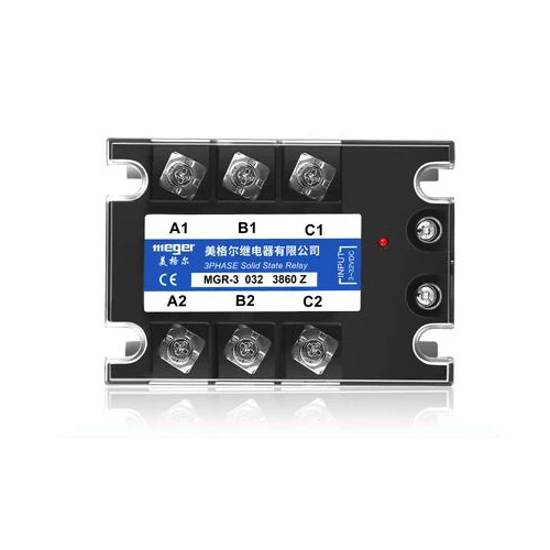 

Solid state relay MGR-3 032 3860Z SSR-60DA 60A 380VAC 3~32VDC DC-AC Three phase solid state relay