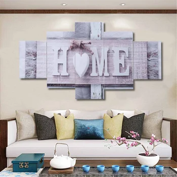 

Wedding Decoration Modular Pictures Wall Art HD Prints 5 Pieces Abstract Canvas Painting Room Home Background