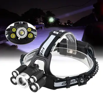 

T6 18650 Battery Hunting Lamp Torch Super Bright IPX4 Waterproof Headlamp Fishing Headlamp Camping Headlamp