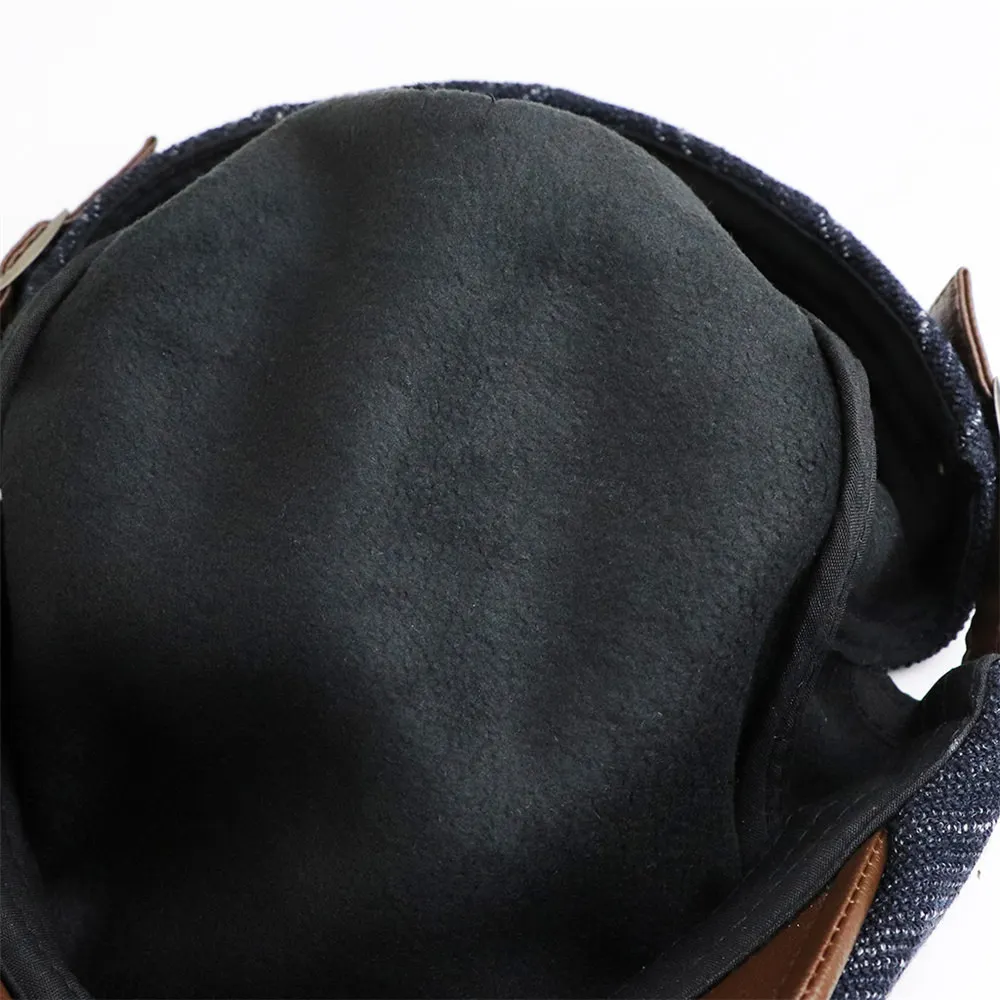 JAMONT Classic Knitted Newsboy Hats For Men Fall Winter Cabbie Caps Male Gorras Planas Beret Hats Outdoor Warm Flat Golf Caps
