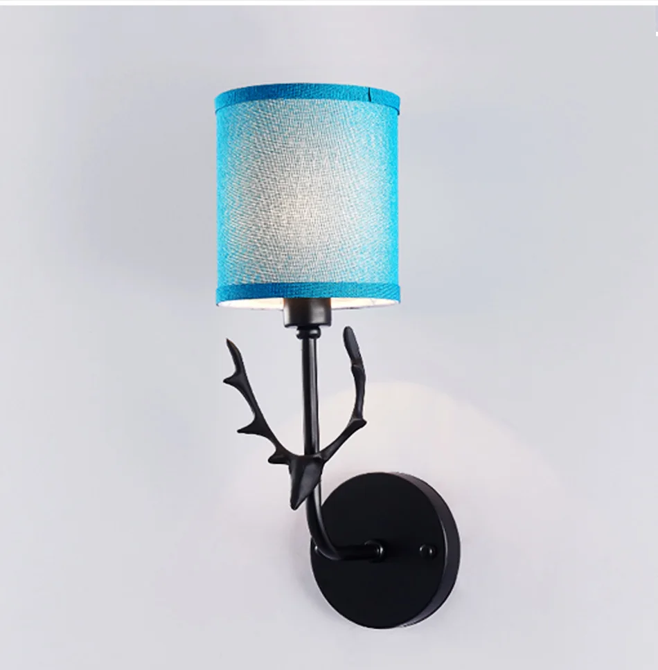 White Black Bedside Wall Lamps For Bedroom Stair Home Night Lighting LED E27 Modern Sconces Wall Lamp Indoor Lights Fixtures  (11)