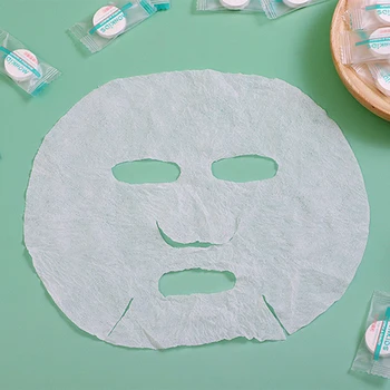

Compressed Mask 100 Capsules DIY Disposable Candy Mask Paper Non-woven Absorbent Mask