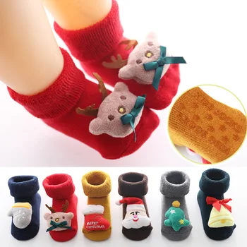 

Baby Socks Autumn & Winter Thickening Baby Anti-slip Floor Socks Socks Relent Socks Newborns CHILDREN'S Socks