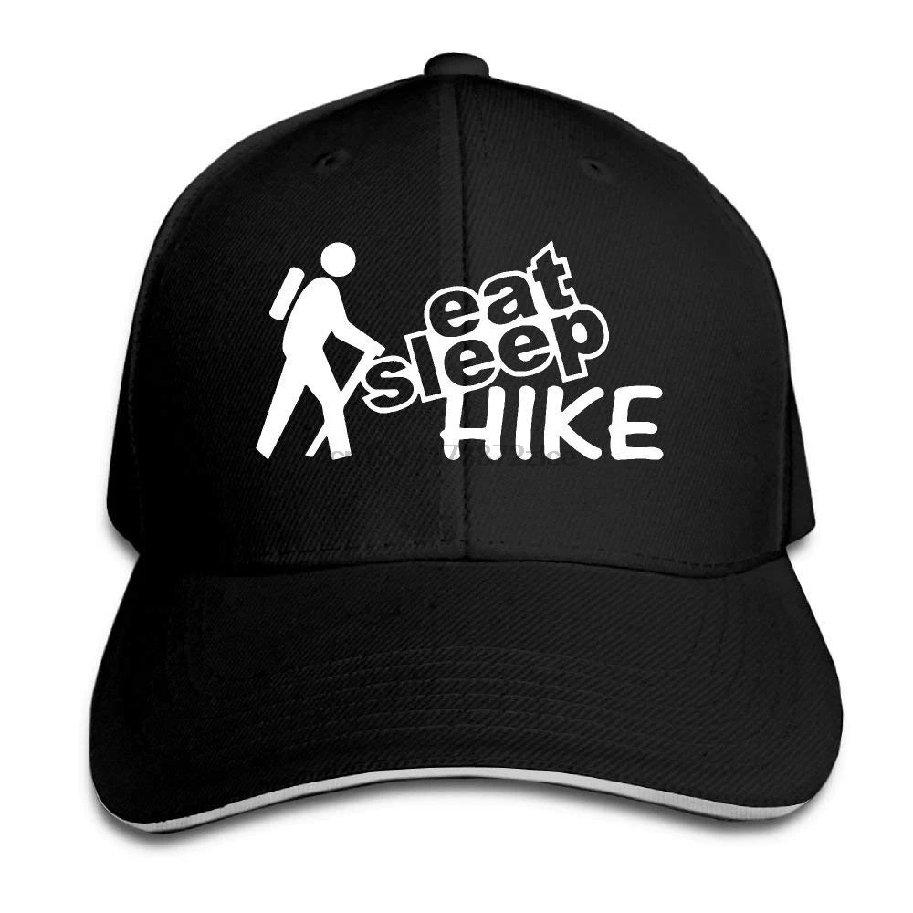 Для мужчин Wo Для мужчин s Бейсбол шляпа "," EAT Sleep поход Регулируемая Снэпбэк Бейсбол шапки