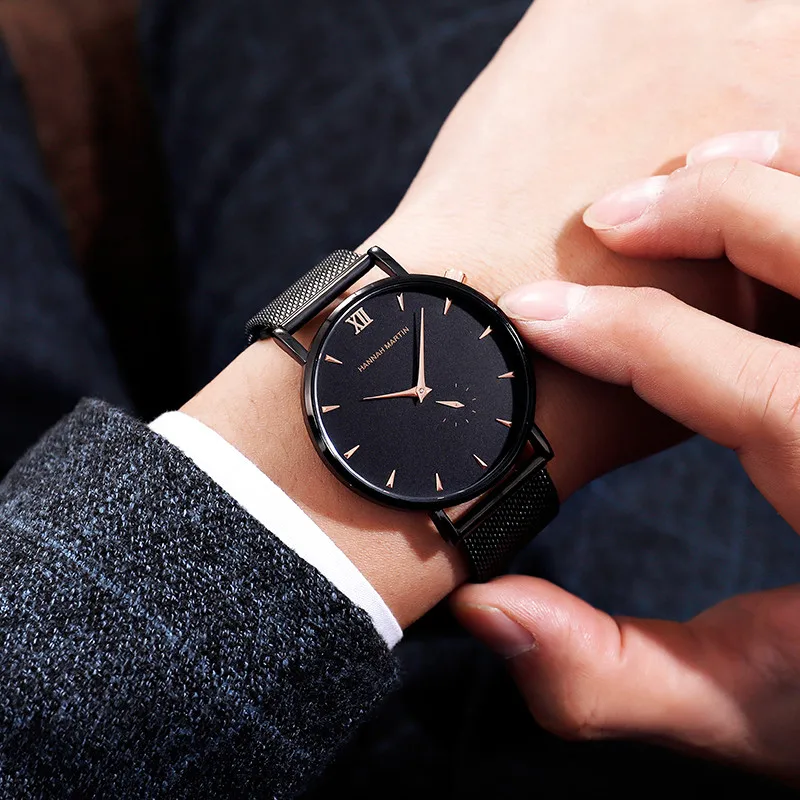 

Men Watch Simple Stylish Small Dial Top Brand Luxury Men Quartz Wristwatch Business Stainless Steel Waterproof Relogio Masculino