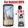 3-in-1 Case + Camera Tempered Glass On For Oukitel WP6 ScreenProtector Glass For Oukitel WP6 3D Glass ► Photo 1/6