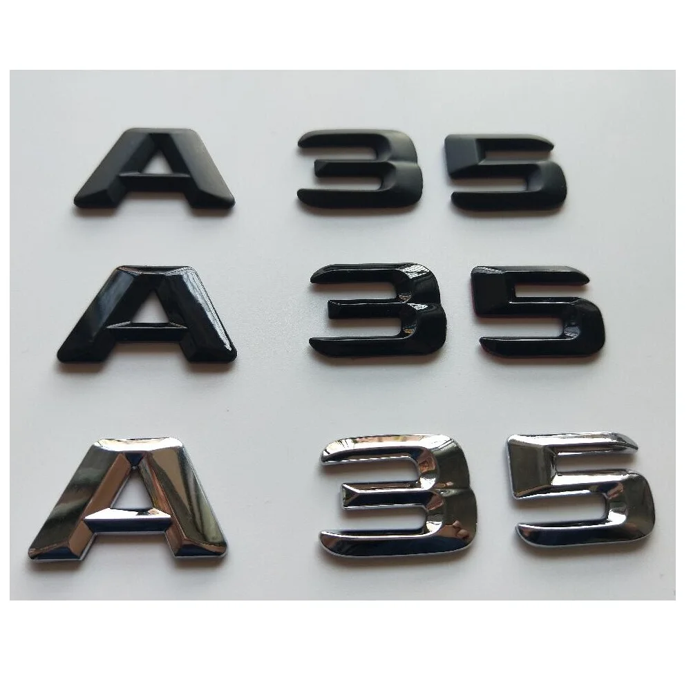 5.0 EMBLEM BADGE BUMPER TRUNK GRILL FENDER EMBLEM DECAL STICKER SILVER PLASTIC
