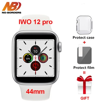 

IWO 12 Pro 44mm Men Smart Watch Series 5 1:1 Case for Apple IOS Android VS iwo 11 IWO 10 8 IP68 Waterproof IWO12 Smartwatch